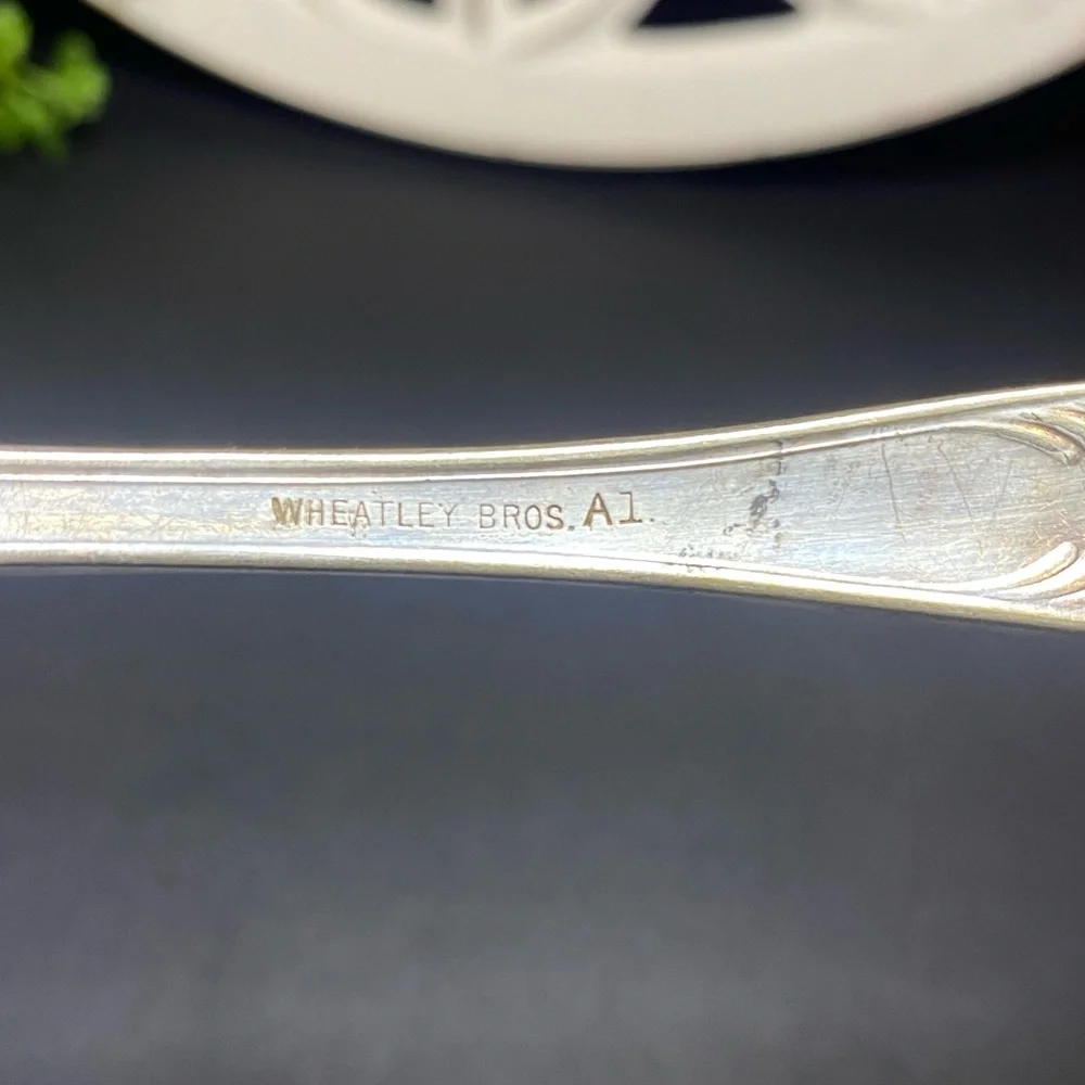 Vintage‎ Wheatley Bros A1 Silver-Plated Ladle